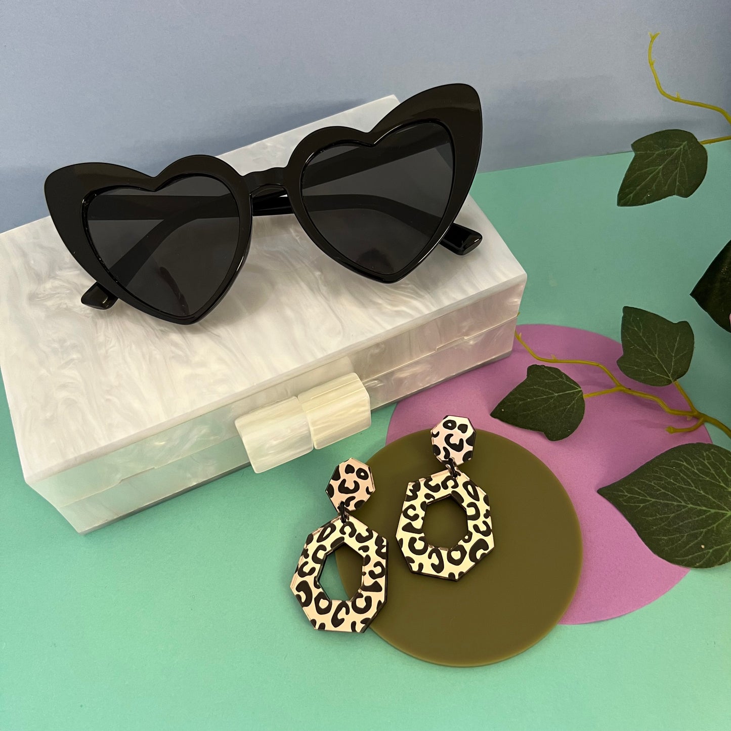 'Black Love Heart' Sunglasses