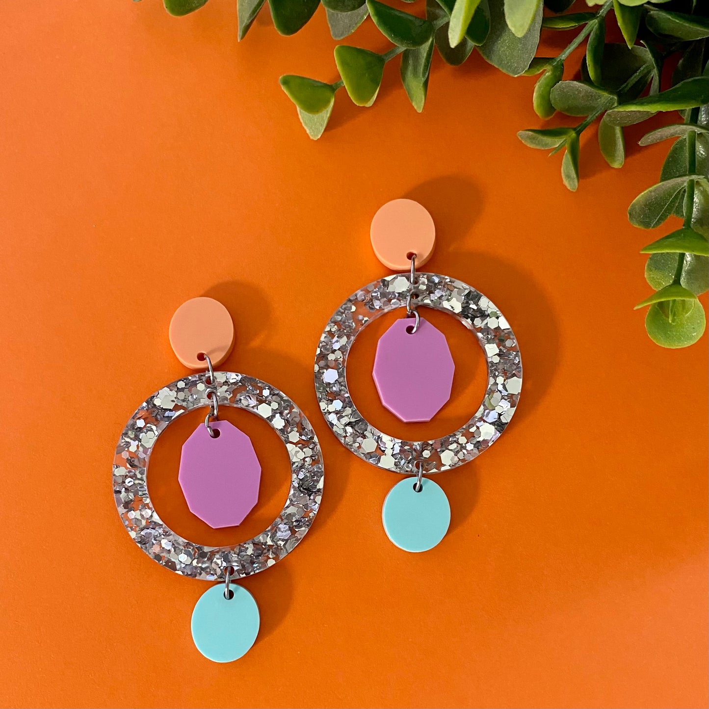 'Tracey' Drop Dangle (Pastel)