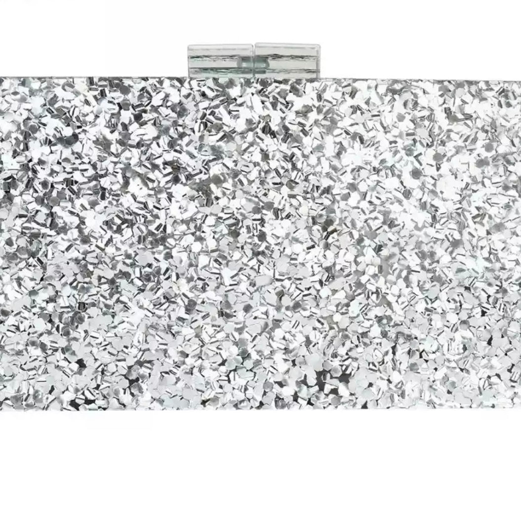 'KC' Acrylic Clutch