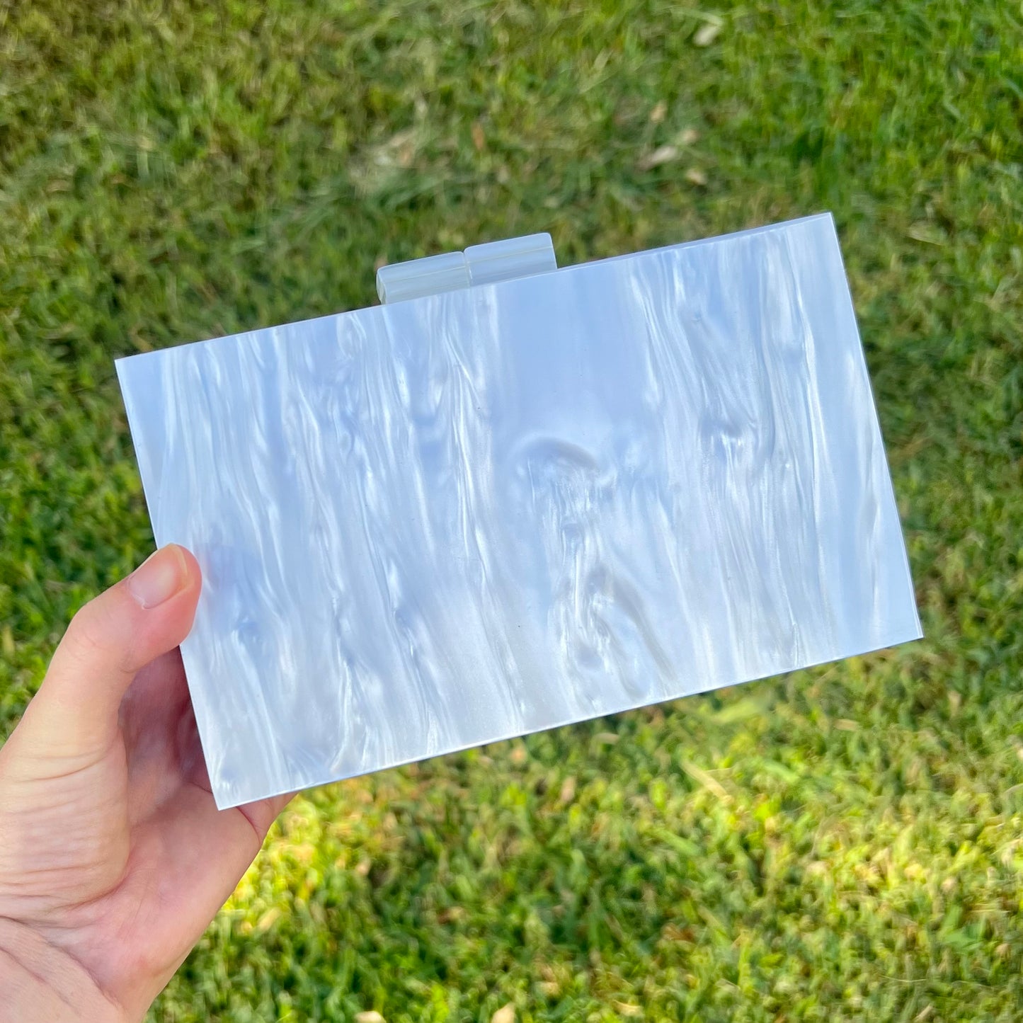 'KC' Acrylic Clutch