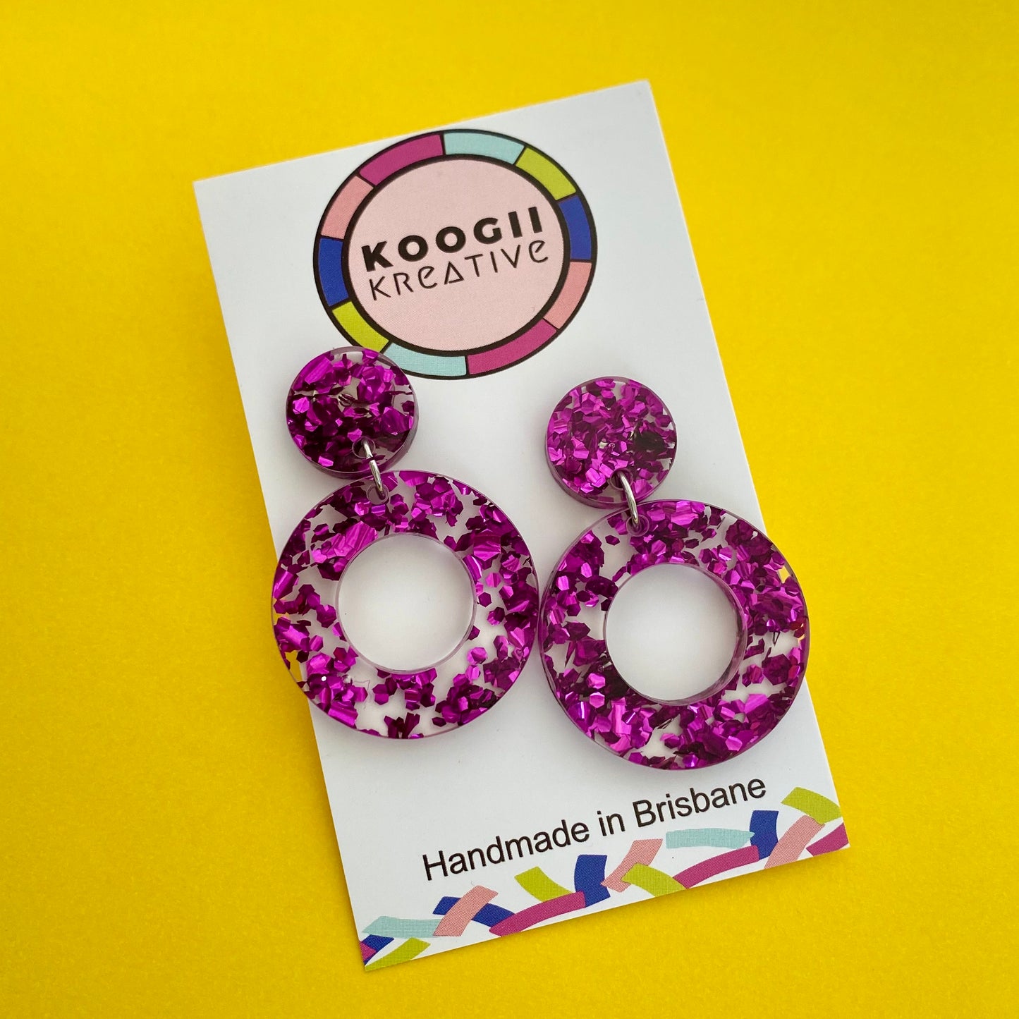 'Cookie' Dangle (CHOOSE COLOUR)