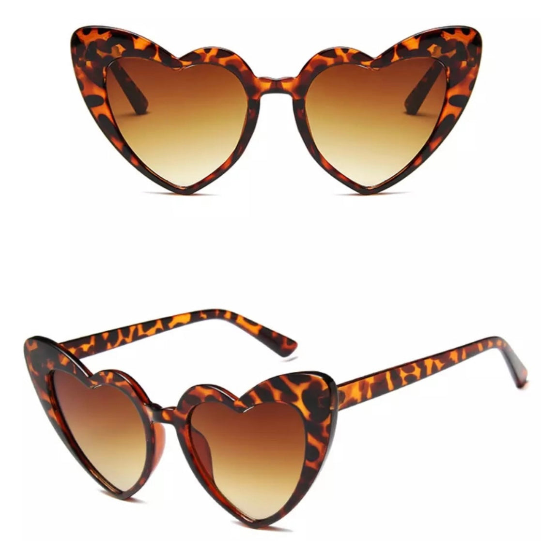 'Tortoise Shell Love Heart' Sunglasses