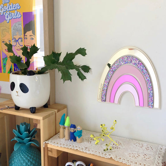 'Rainbow Bright' Wall Hanging