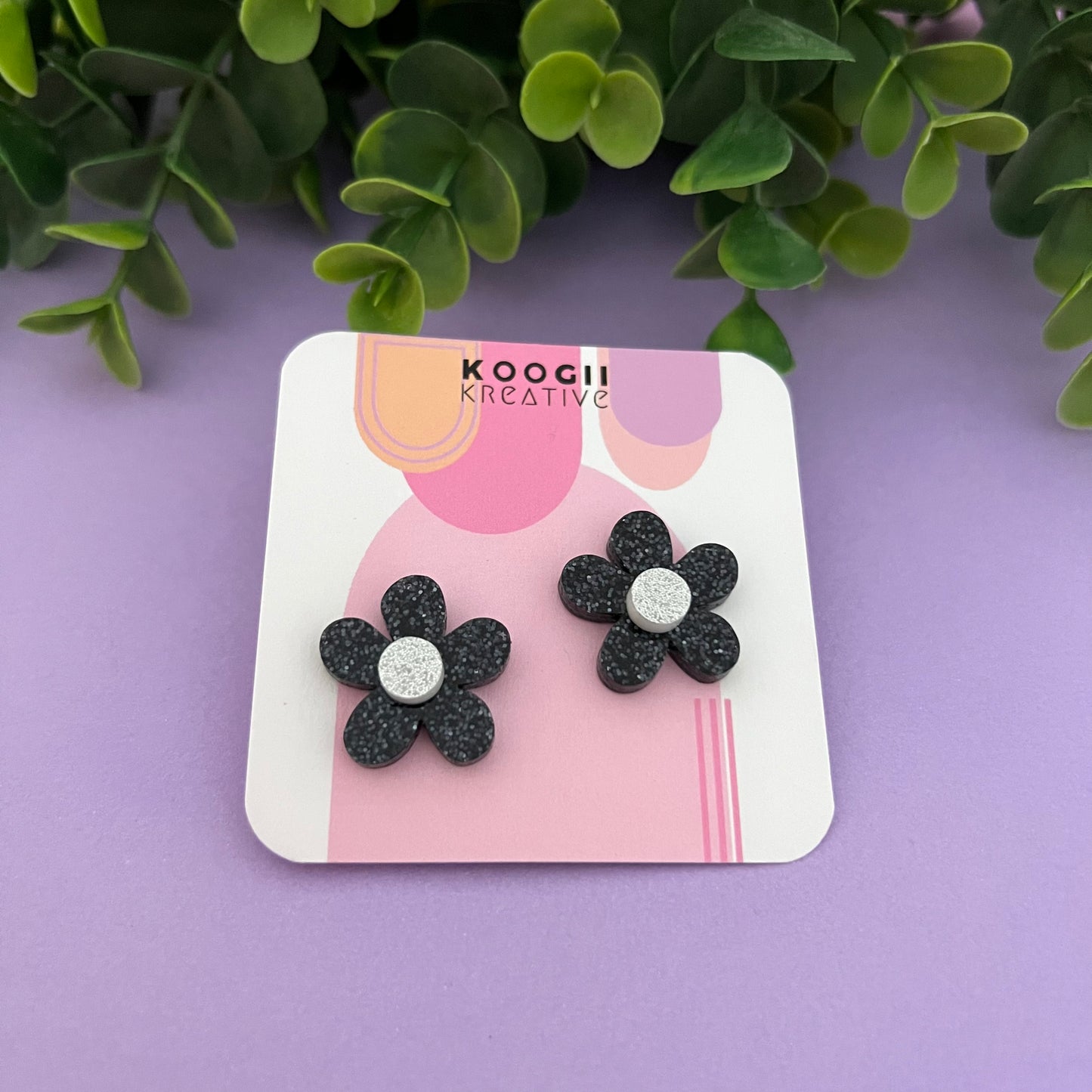 'Fabulous Flower' Studs (choose colour)