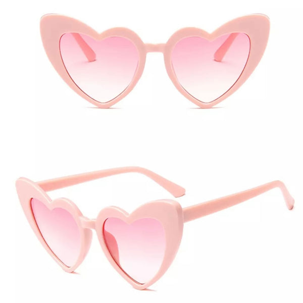 'Pink Love Heart' Sunglasses