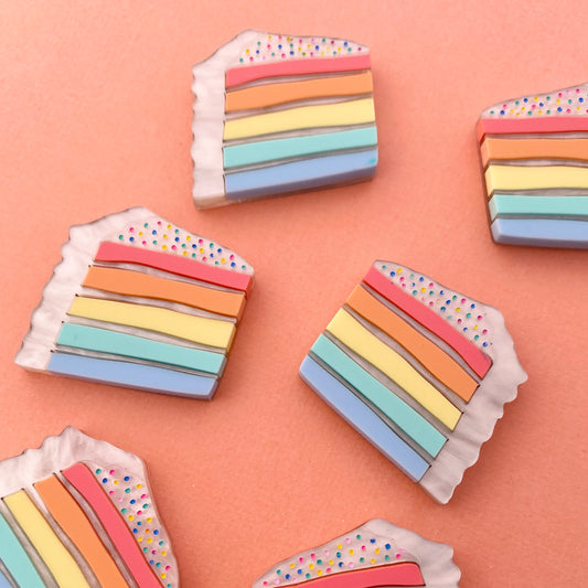 'Rainbow Cake' (PASTEL) Studs